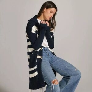 New Anthropologie Maeve Toggle Duster Cardigan sz L